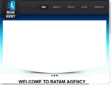Tablet Screenshot of batamagency.com